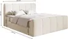 Selsey Cloudy II - Boxspringbett 160x200 cm, mit Bettkästen Produktbild-Vorschau 5