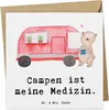 Mr. & Mrs. Panda Grußkarte Bär Camper - Weiß - Geschenk, Produktbild-Vorschau 1