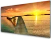 Acrylglasbilder 100x50 Wandbild Druck Sonne Meer Brücke Produktbild-Vorschau 1