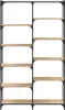 vidaXL Bücherregal Sonoma Eiche 100x32x170 cm Holzwerkstoff Produktbild-Vorschau 4