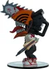 A vinyl figure of a character with a chainsaw for a head, standing on a clear base. Produktbild-Vorschau
