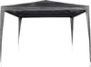 A black gazebo tent on a white background. Produktbild-Vorschau