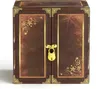 A brown advent calendar with gold accents and a lock. Náhled obrázku produktu