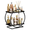 2-stöckiger Make up Organizer Metall Parfüm Organizer für Produktbild-Vorschau 1