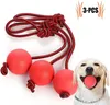 Wurfball Hund, 3 Stück Elastische Hundespielzeug Ball mit Produktbild-Vorschau 1