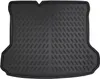 A black rubber car trunk liner with a textured pattern. Produktbild-Vorschau