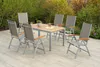 Merxx Gartenmöbelset Naxos 7tlg., 6 Klappsessel, 1 Produktbild-Vorschau 4
