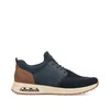 Rieker Herren Slipper mit Stretchsenkel blau mit brauner Produktbild-Vorschau 16