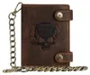 GREENBURRY Geldbörse Vintage Wallet With Chain Brown Skull Produktbild-Vorschau 1