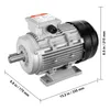 Motore elettrico VEVOR 2,2 kW 2890 giri/min, AC 400 V 4,7 Anteprima dell’immagine prodotto 8