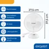 Exquisit Tisch-Ventilator 30 Watt, 23 cm Durchmesser, 37,5 Produktbild-Vorschau 3