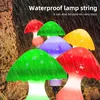 Solar Pilz String Lichter für draußen 12 Pack 12 LED Solar Produktbild-Vorschau 2