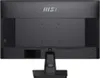 The back of a black computer monitor on a black background. Produktbild-Vorschau