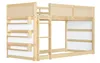 Lit superposé 90x200 cm, lit pour enfant en bois massif de Voir les images du produit 16