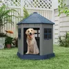 GOPLUS Hundehütte Outdoor, Hundehütte wetterfest mit Produktbild-Vorschau 5