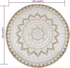 Teppich Jute Geflochten Bedruckt 150 cm Rund Produktbild-Vorschau 6