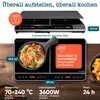 Doppel-Induktions-Kochfeld, -Kochplatte 3600W, 18 Stufen, Produktbild-Vorschau 5