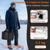 COSTWAY Campingofen, Zeltofen tragbar mit 7 Rauchrohren & Produktbild-Vorschau 9