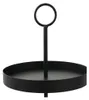 Etagere LENJA schwarz aus Metall modernes Design 3-stöckige Produktbild-Vorschau 3