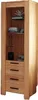 Vitrine Lubic Wildeiche massiv 67x45x205 mit 1 Tür Glas 3 Produktbild-Vorschau 1