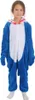 Pigiama Onesie Kigurumi Costume Travestimento Squalo Blu Anteprima dell’immagine prodotto 2