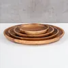 Holzteller Akazie rund 30cm Holz Schale Obstteller Deko Produktbild-Vorschau 8