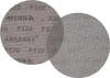 Two circular sanding discs are shown against a white background. One disc is in focus and displays text and branding, while the other is slightly out of focus. Náhľad obrázku produktu