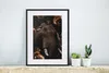 MuchoWow® MuchoWow® Gerahmtes Poster Elefant - Blumen - Produktbild-Vorschau 6