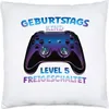 Geburtstagskind Level 5 Freigeschaltet Kissen Happy Produktbild-Vorschau 1