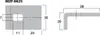 MONACOR MZF-8625 LS-Schutzgitter-Befestigungsklammer Produktbild-Vorschau 2