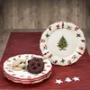 4x Maestro Natale talerz ceramiczny 4 osoby talerz deserowy Podgląd zdjęcia produktu 5