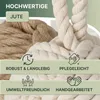 Topanbieter999 Türstopper 2er Jute natur cremeweiß Tür Produktbild-Vorschau 3
