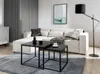 Furmeb24 - VEROLI - E2er-Set Couchtische mit geraden Produktbild-Vorschau 5