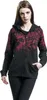 Rock Rebel by EMP Damen schwarze Kapuzenjacke mit rotem Produktbild-Vorschau 5