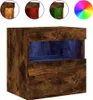 The Living Store TV-Wandschränke mit LED-Leuchten 2 Stk. Produktbild-Vorschau 8