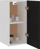 vidaXL Szafka ścienna czarna 29,5x31x60 cm płyta wiórowa Podgląd zdjęcia produktu 3
