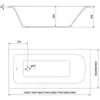 Mexen Vega Badewanne rechteckig 130 x 70 cm, weiß - Produktbild-Vorschau 5