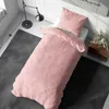 2 teilige Uni Bettwäsche 155x220 cm Mikrofaser Rosa Produktbild-Vorschau 2