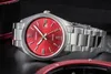 Uhr, Herren, Analog, Silber,Zifferbl Rot Produktbild-Vorschau 19