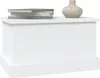 vidaXL Truhe Weiß 50x30x28 cm Holzwerkstoff Produktbild-Vorschau 2