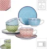 vancasso MACARON Porzellan Kaffeeservice, 8 teilig Produktbild-Vorschau 3