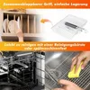 Großer Edelstahl Grillguthalter Grillkorb Faltbar Tragbark Produktbild-Vorschau 7