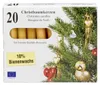 Baumkerze 10% Bienenwachs 10cm Ø1,2cm natur 20 Pack Produktbild-Vorschau 2
