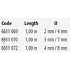 Black Cat Rig Protector Tube 2x50cm 2mm/4mm Produktbild-Vorschau 8