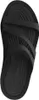 A top-down view of a black sandal. Anteprima dell’immagine prodotto