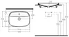 Isvea INFINITY Keramik-Waschtisch zum Einbauen 55x40cm, Produktbild-Vorschau 5