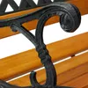 Relaxdays Gartenstuhl mit Armlehne, belastbar, niedrig, Produktbild-Vorschau 8