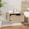 vidaXL Nástěnný noční stolek Sonoma Dub 34x30x20 cm Náhled obrázku produktu 3