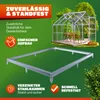 GARDEBRUK® Fundament für Gewächshaus 250x190cm Stahl Produktbild-Vorschau 2