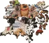 TREFL Wood Craft Origin Puzzle Hund Freundschaft 1000 Teile Produktbild-Vorschau 3